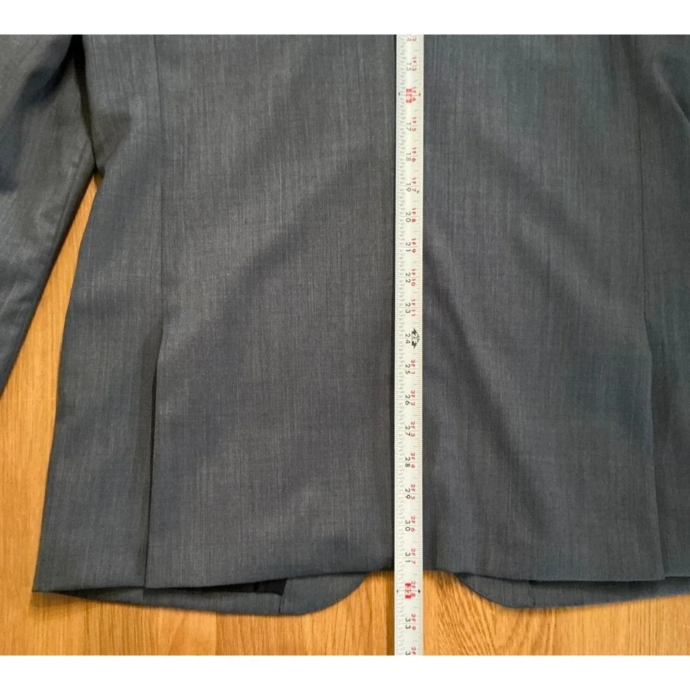 J.Crew Ludlow 42R Blue Blazer Italian Merino Wool Tollegno‎ Tailored Jacket